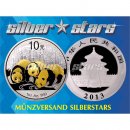 1 OZ China Panda 2013 gilded