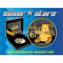 10 Yuan Silver China Panda 2017 Gold Black Empire Edition