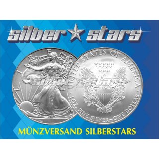 1 OZ Silber Eagle 1987