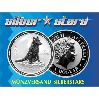 1 OZ Silber Hund 2006  Lunar I