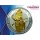 2 OZ  Silber Queens Beasts Lion of England 2016  mit Goldapplikation