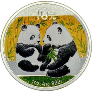 1 OZ China Panda  2009 colored