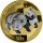 10 Yuan China Panda 2008 gilded reverse in Box + CoA