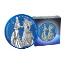 The Allegories 2019 Britannia &amp; Germania 1 oz 999 Silber Space Blue Edition