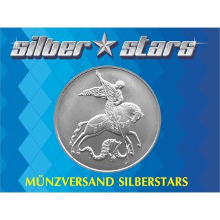 1 OZ Silver 3 Rubel St. Georg 2009