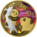 10 Yuan Silber China Panda 2021 Sunset Edition
