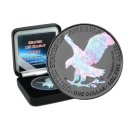 1 OZ Silber Eagle 2021 TYP 2  Black Holographic Edition