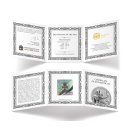 1 OZ Silber Malta 5 &euro; Knights Of The Past 2021 in Blister Coincard CoA