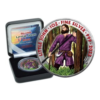 1 OZ Silber Little John 2022 Mystic Forest color Edition
