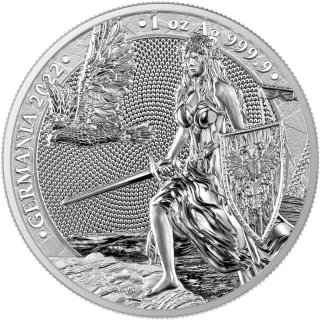 1 oz Germania 5 Mark Silberm&uuml;nze