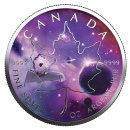 1 OZ Silber Maple Leaf 2022  Glowing Galaxy Edition