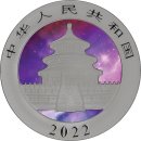 10 Yuan Silber China Panda 2022 Glowing Galaxy Edition