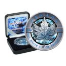 1 OZ Silber Maple Leaf 2022 Ice Power Edition in Box + CoA
