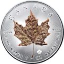1 OZ  Maple Leaf 2022 rosegold gilded