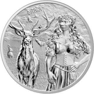 5 Mark 2023 Valkyries Ostara 1 oz 999 Silber