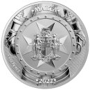 1 OZ Silber Malta 5 &euro; Knights Of The Past 2022 in Blister Coincard CoA