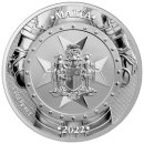 1 OZ Silber Malta 5 &euro; Knights Of The Past 2022 in Blister Coincard CoA