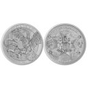 1 OZ Silber Malta 5 EURO Golden Eagle 2023 in Kapsel