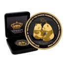 1 OZ China Panda 2009  Jubil&auml;umsausgabe Gold Black Empire Edition