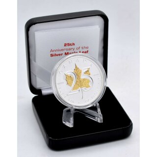 1 OZ  Maple Leaf 2013  25 Jahre Maple Leaf gilded TYP 2