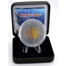 1 OZ Silber Maple Leaf 2024 Dual Gold Edition in Box + CoA