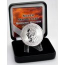 1 OZ Silber Maple Leaf 2025  Burning Bitcoin Edition in Box