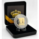 1 OZ Silber Isle of Man Noble  2025  Gold Black Empire...