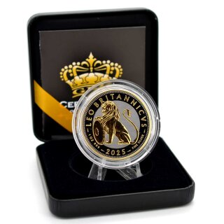1 OZ Silber UK British Lion 2025 Gold Black Empire Edition