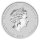 1 OZ Silver Dragon 2012 Lunar II color Black