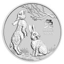 1 OZ Silber Hase 2023 Lunar III