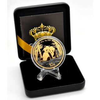 10 Yuan Silber China Panda 2026 Gold Black Empire Edition