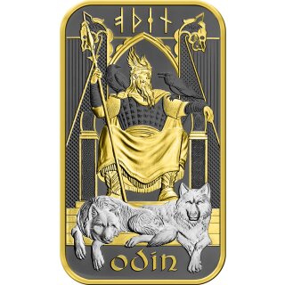 1 Oz Silberbarren The Royal Mint Odin Norse Gods Spezial Edition