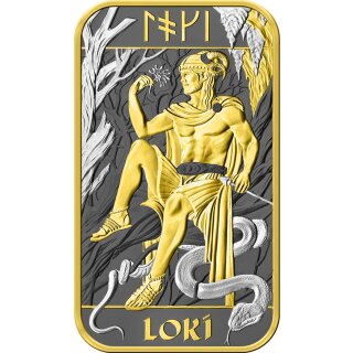 1 Oz Silberbarren The Royal Mint Loki Norse Gods Spezial Edition