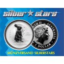 1/2  OZ Silver Rabbit 1999 Lunar I