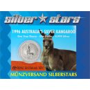 1 OZ Kangaroo 1996 in Coincard