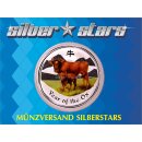 2 OZ Silver Ox 2009 Lunar II colored