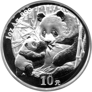 1 OZ China Panda  2005 mint seal