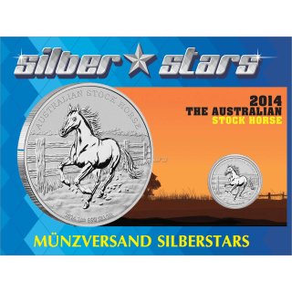 1 OZ Silver - Stock Horse 2014