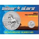 1 OZ Silber Australisches Pferd - Stock Horse 2014